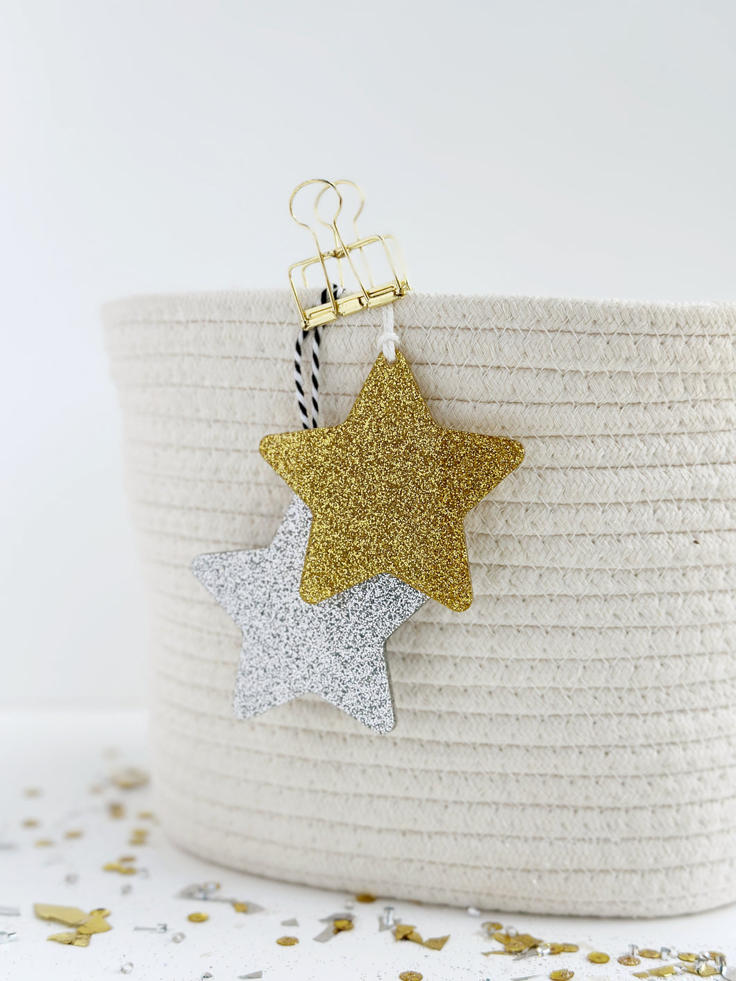 Star tag set (silver + gold combo)