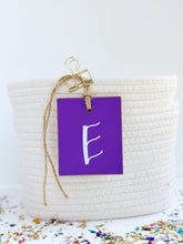 Load image into Gallery viewer, Initial Tag, Purple
