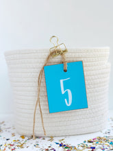 Load image into Gallery viewer, Initial Tag, Pool Blue