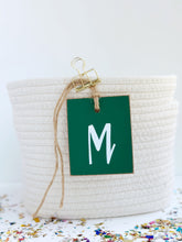 Load image into Gallery viewer, Initial Tag, Green