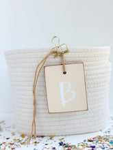 Load image into Gallery viewer, Initial Tag, Oatmeal