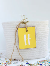 Load image into Gallery viewer, Initial Tag, Yellow