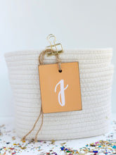 Load image into Gallery viewer, Initial Tag, Orange Creamsicle