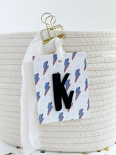 Load image into Gallery viewer, Patriotic Acrylic + Design Initial Tags
