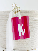 Load image into Gallery viewer, Summer Acrylic + Design Initial Tags