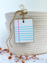 Load image into Gallery viewer, BTS Notebook Paper Initial Tag