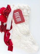 Load image into Gallery viewer, Acrylic Classic Stocking Tags (back painted)
