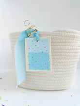 Load image into Gallery viewer, Poptart Acrylic Initial Tag (BLUE) ✨ @kelseyklos collab!✨