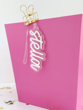 Load image into Gallery viewer, Acrylic name tag