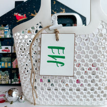 Load image into Gallery viewer, Christmas Initial Tag (up to 4 characters)