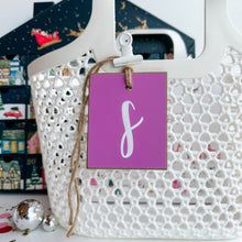 Load image into Gallery viewer, Christmas Initial Tag (up to 4 characters)