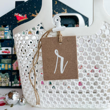 Load image into Gallery viewer, Christmas Initial Tag (up to 4 characters)