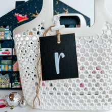 Load image into Gallery viewer, Christmas Initial Tag (up to 4 characters)