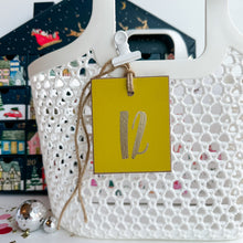 Load image into Gallery viewer, Christmas Initial Tag (up to 4 characters)