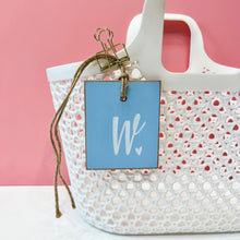 Load image into Gallery viewer, Initial Tag, Light Blue