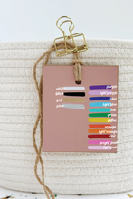 Load image into Gallery viewer, Initial Tag, Dusty Pink