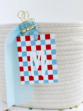 Load image into Gallery viewer, Patriotic Acrylic + Design Initial Tags