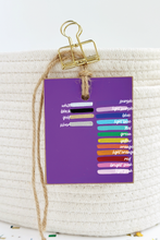 Load image into Gallery viewer, Initial Tag, Purple