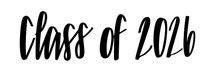 Load image into Gallery viewer, &quot;CLASS OF&quot; Shelfie (handlettered, not printed)
