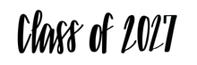 Load image into Gallery viewer, &quot;CLASS OF&quot; Shelfie (handlettered, not printed)
