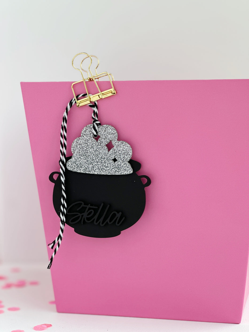 Acrylic tag options (with name)