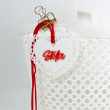 Load image into Gallery viewer, Custom Lace Heart with name
