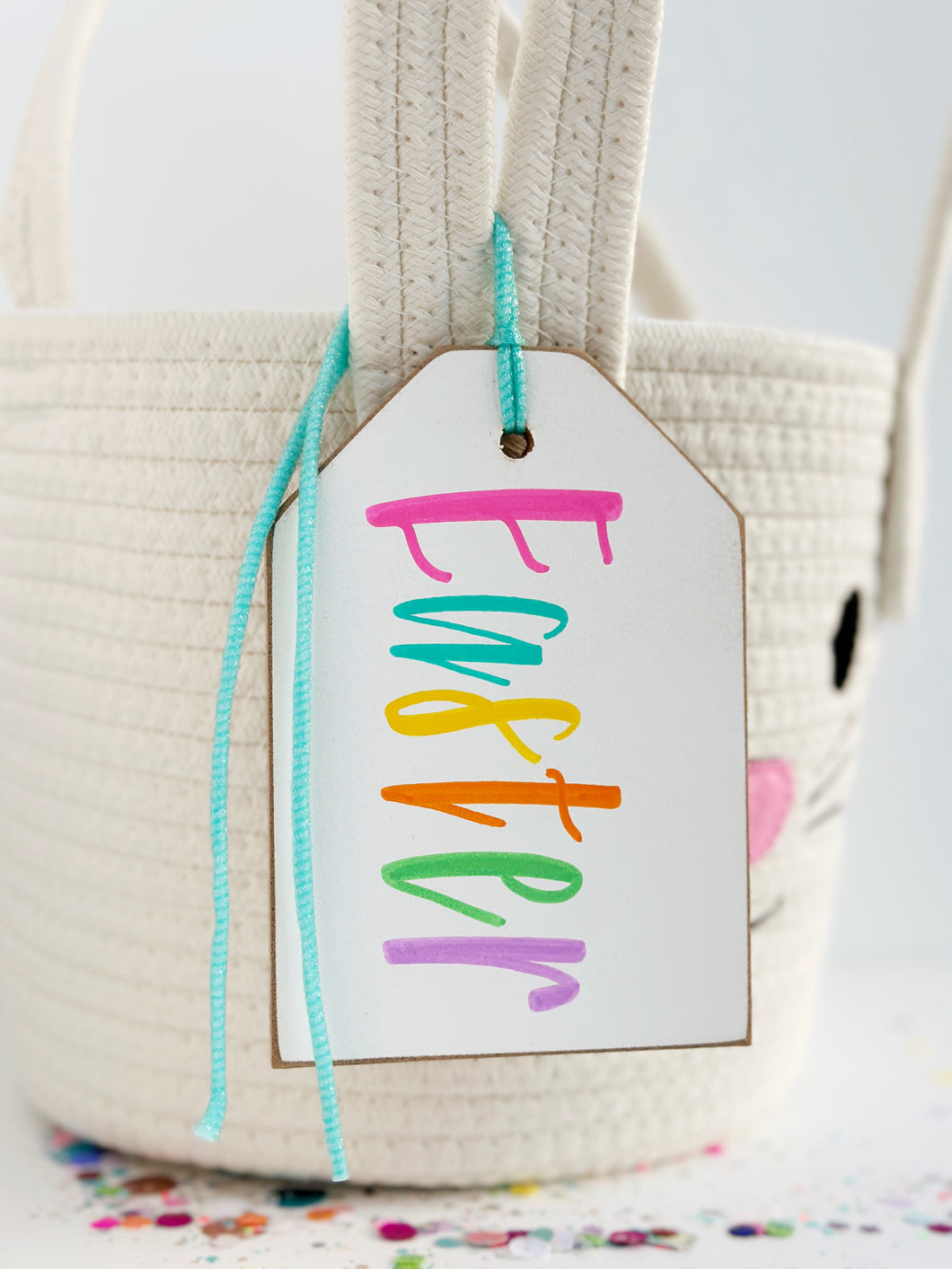 Easter Tag (multicolor lettering)
