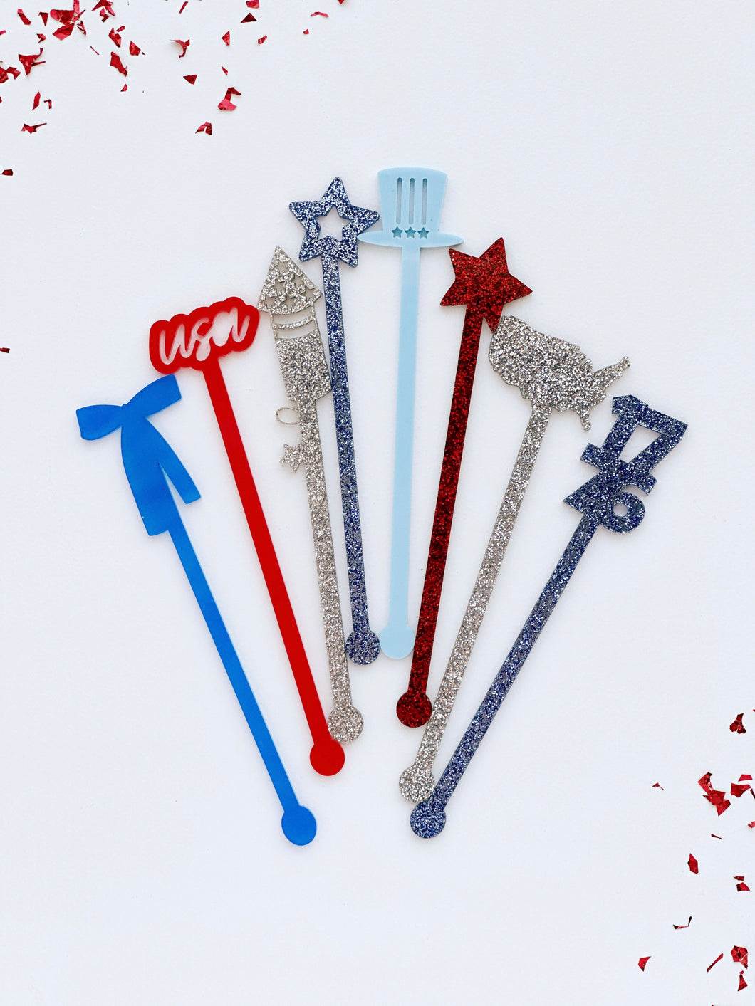Patriotic Stir Sticks