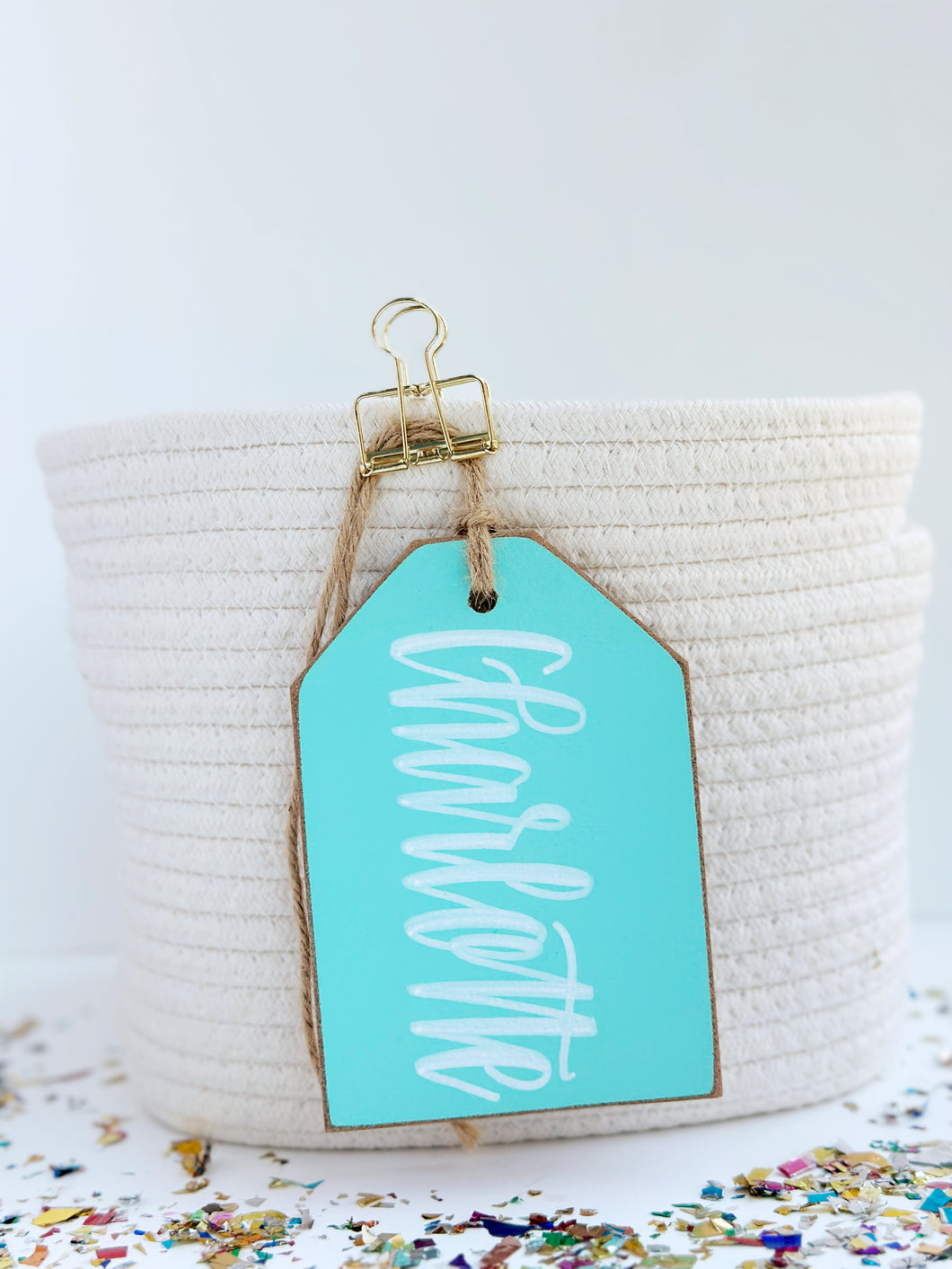 Classic Tag, Lighter Teal