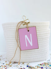 Load image into Gallery viewer, Initial Tag, Smoothie Pink
