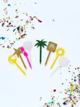 Load image into Gallery viewer, Summer Cupcake Toppers
