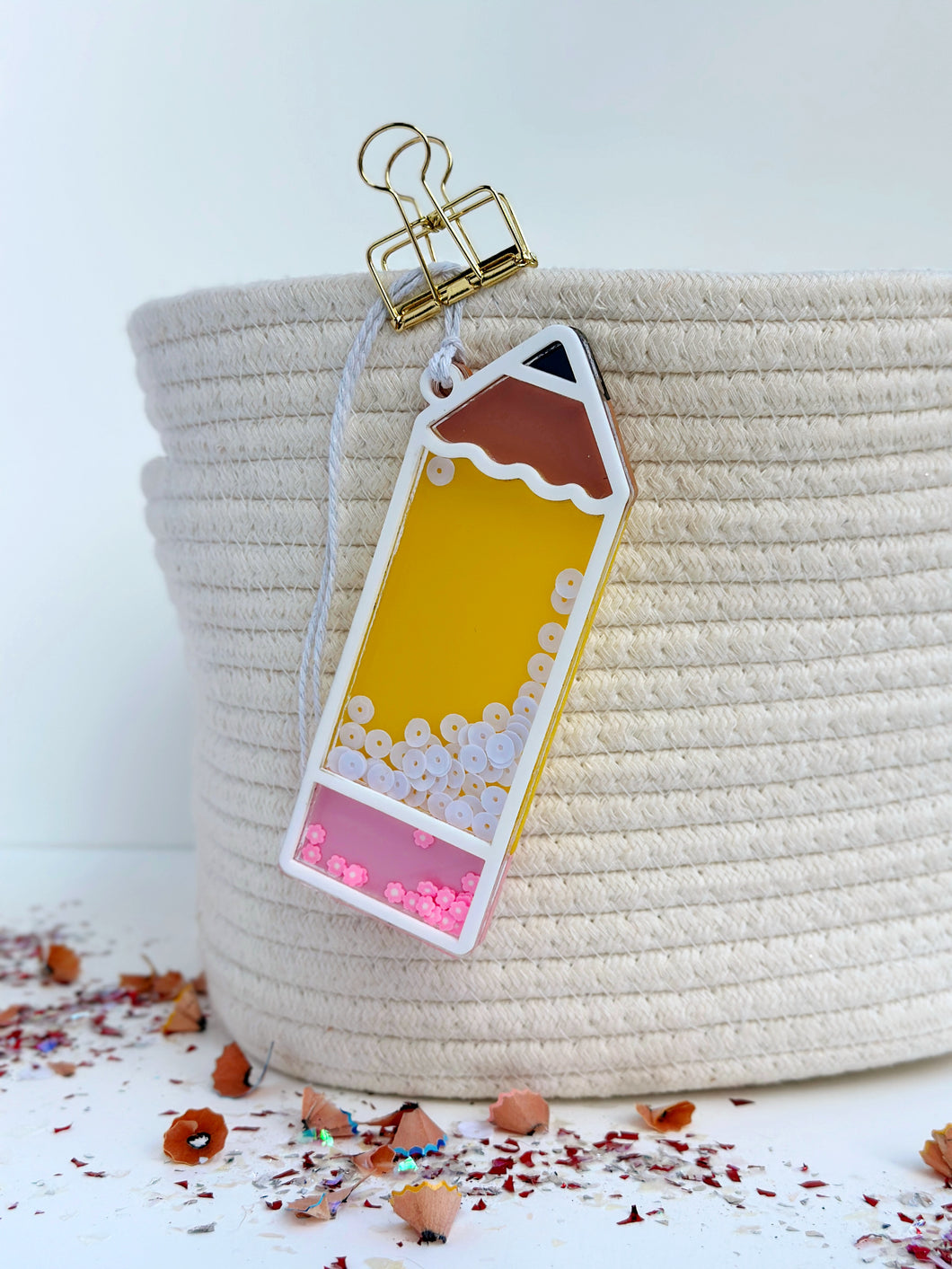 Pencil Shaker Tag