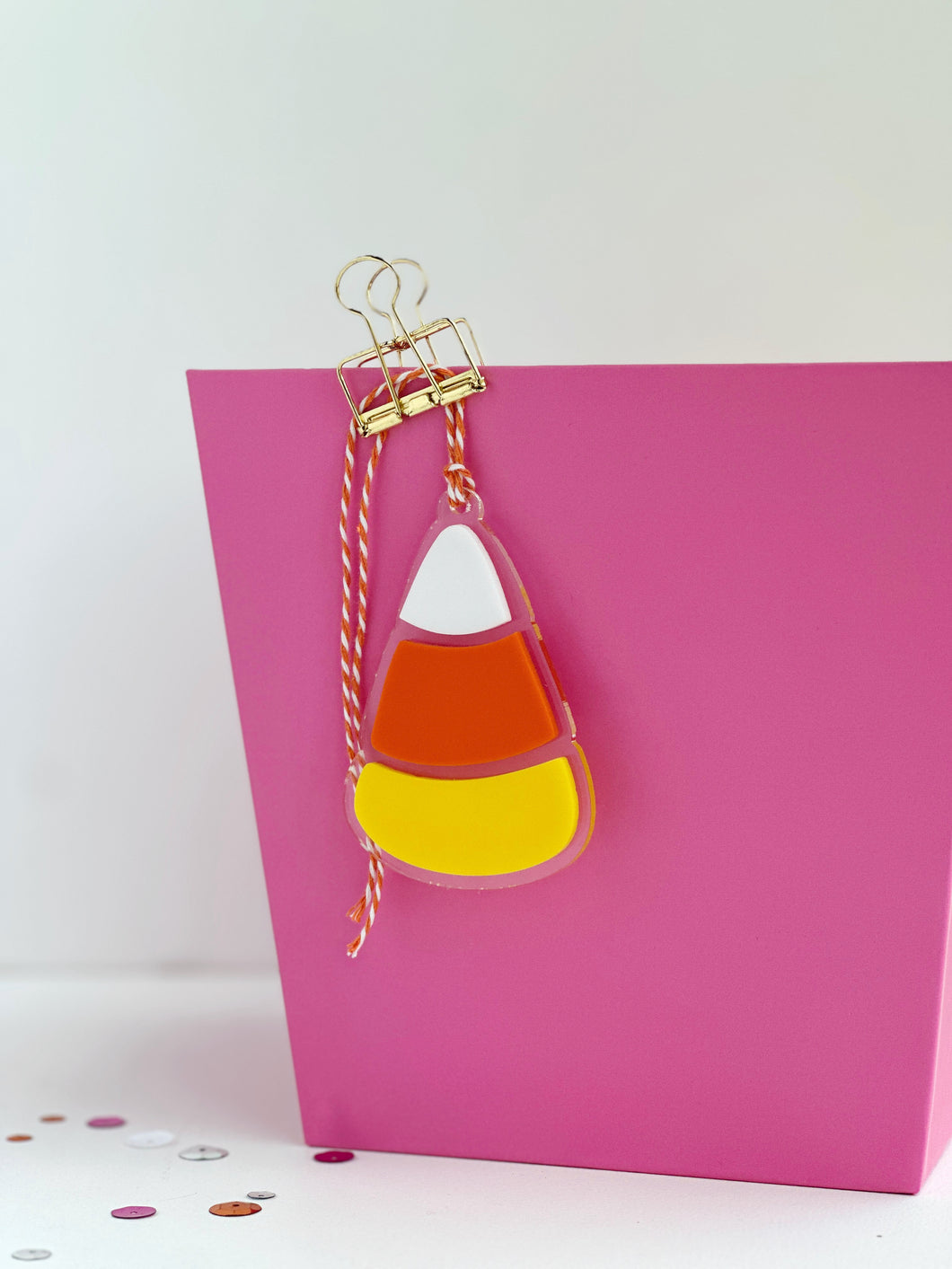 Candy corn, acrylic