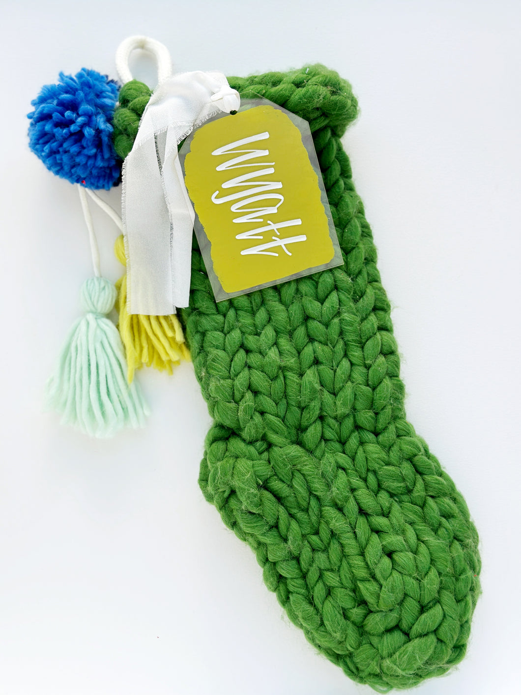 Acrylic Classic Stocking Tags (back painted)