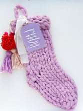 Load image into Gallery viewer, Acrylic Classic Stocking Tags (back painted)
