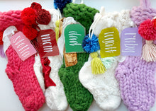 Load image into Gallery viewer, Acrylic Classic Stocking Tags (back painted)
