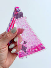 Load image into Gallery viewer, Potion Shaker Tag, pink + purple
