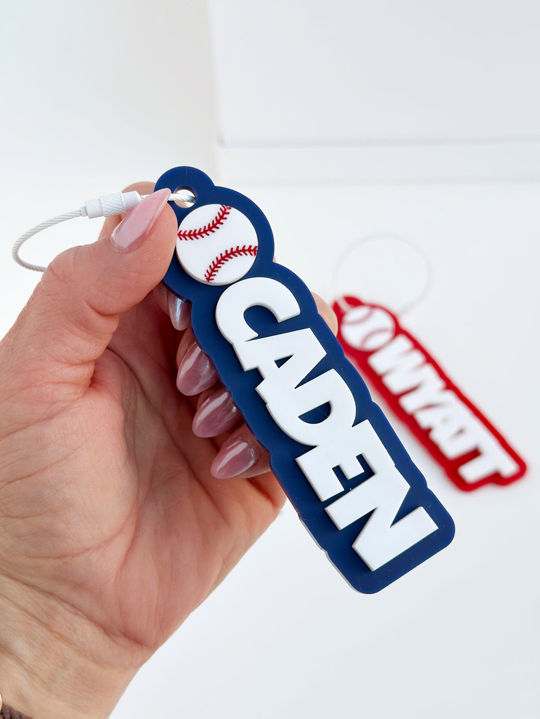 Sports Acrylic name tag