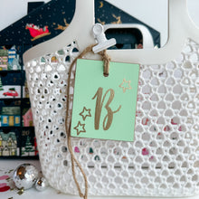 Load image into Gallery viewer, Christmas Initial Tag (up to 4 characters)
