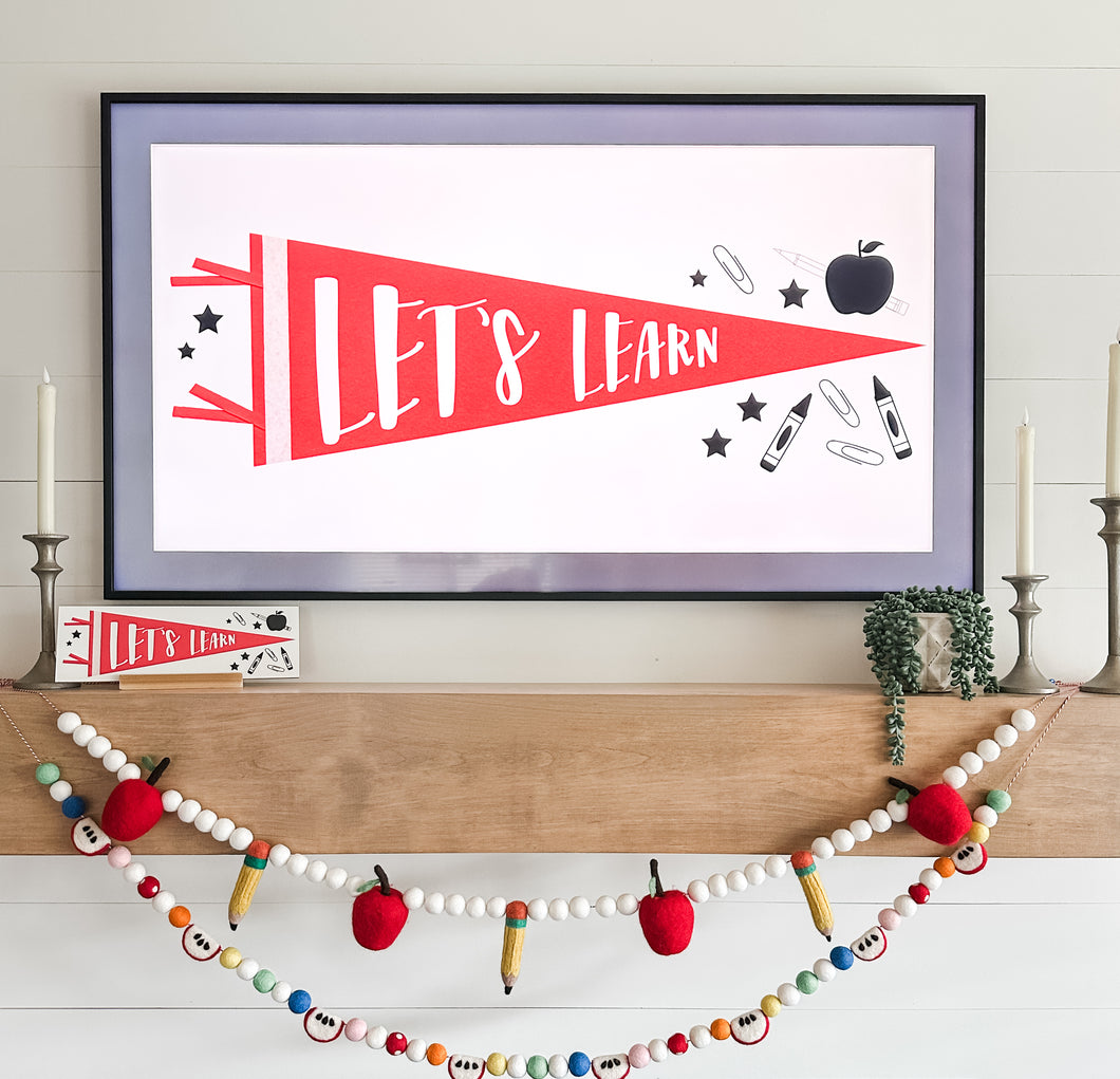 The Frame TV, BTS Backgrounds (three options included, all digital)