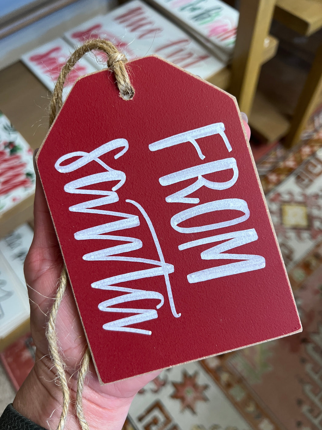 FROM Santa - tag (ready to ship)